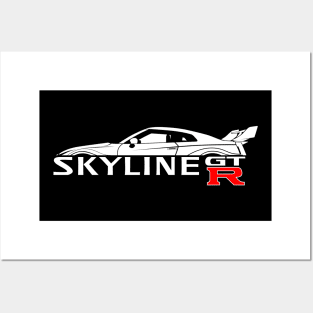 skyline gtr Posters and Art